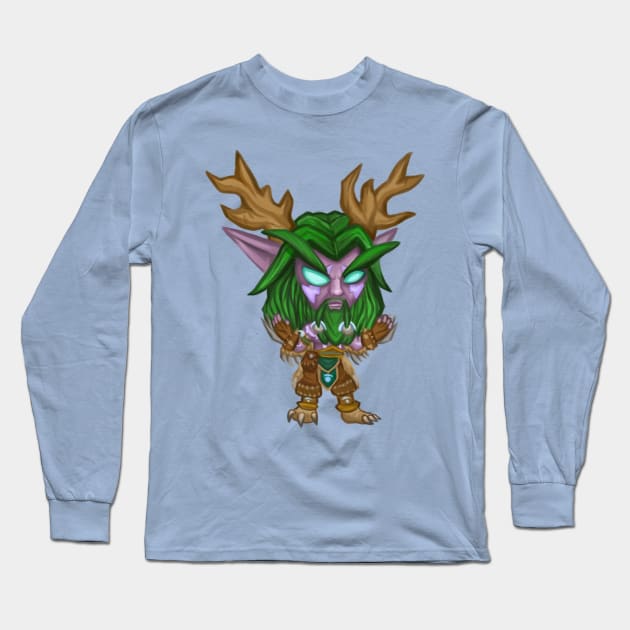 Malfurion Stormrage Long Sleeve T-Shirt by Sarenity